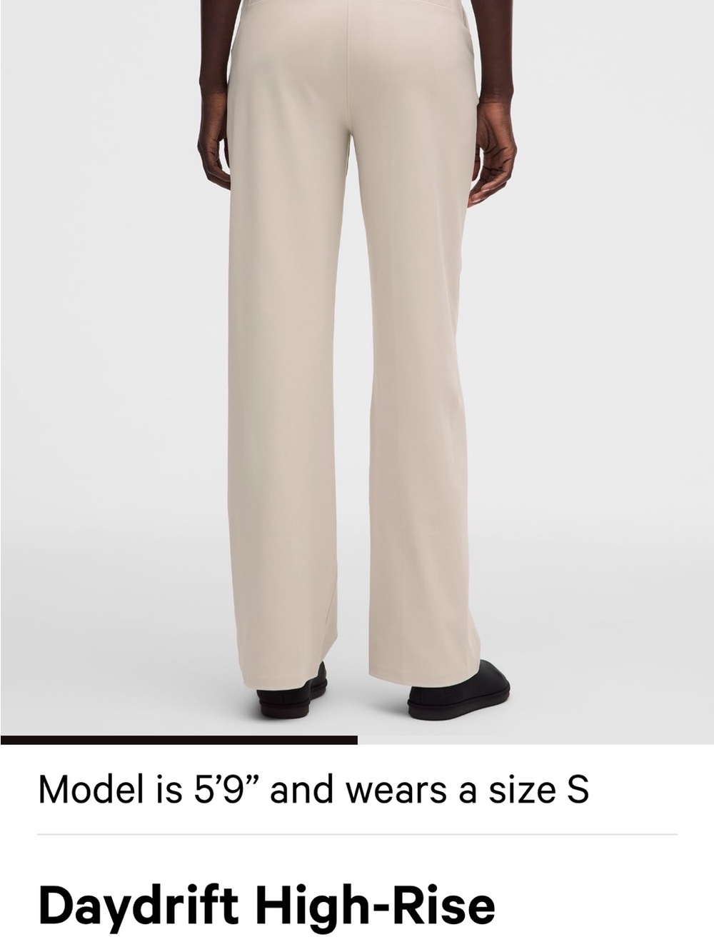 Lululemon day drift HR wide leg High-Rise Women’s Wide-Leg Pants — Cream xxs nwt - Picture 3 of 9